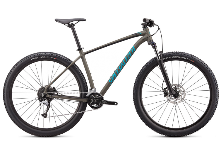 specialized rockhopper comp 2x 2020 aluminium hardtail bike aqua